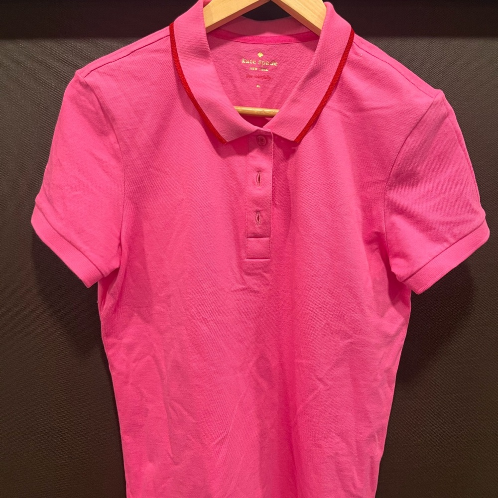 Kate Spade Pink Polo Shirt